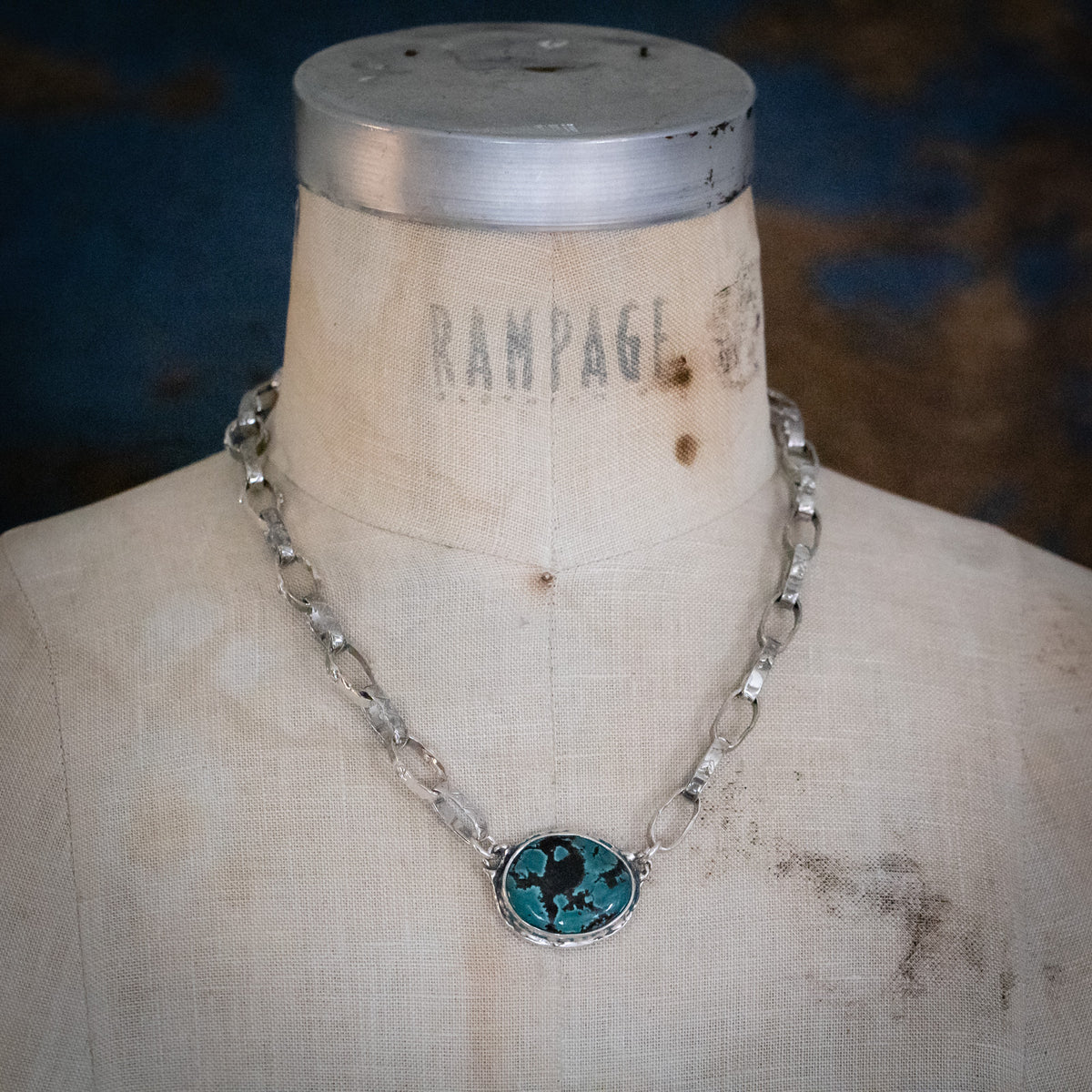 Treasure Life  Necklace- Cloud Mountain Turquoise