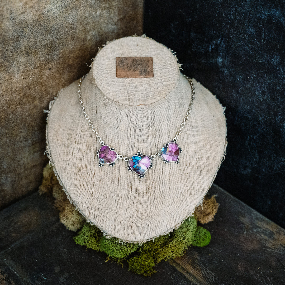 Trinity Confetti Turquoise Necklace
