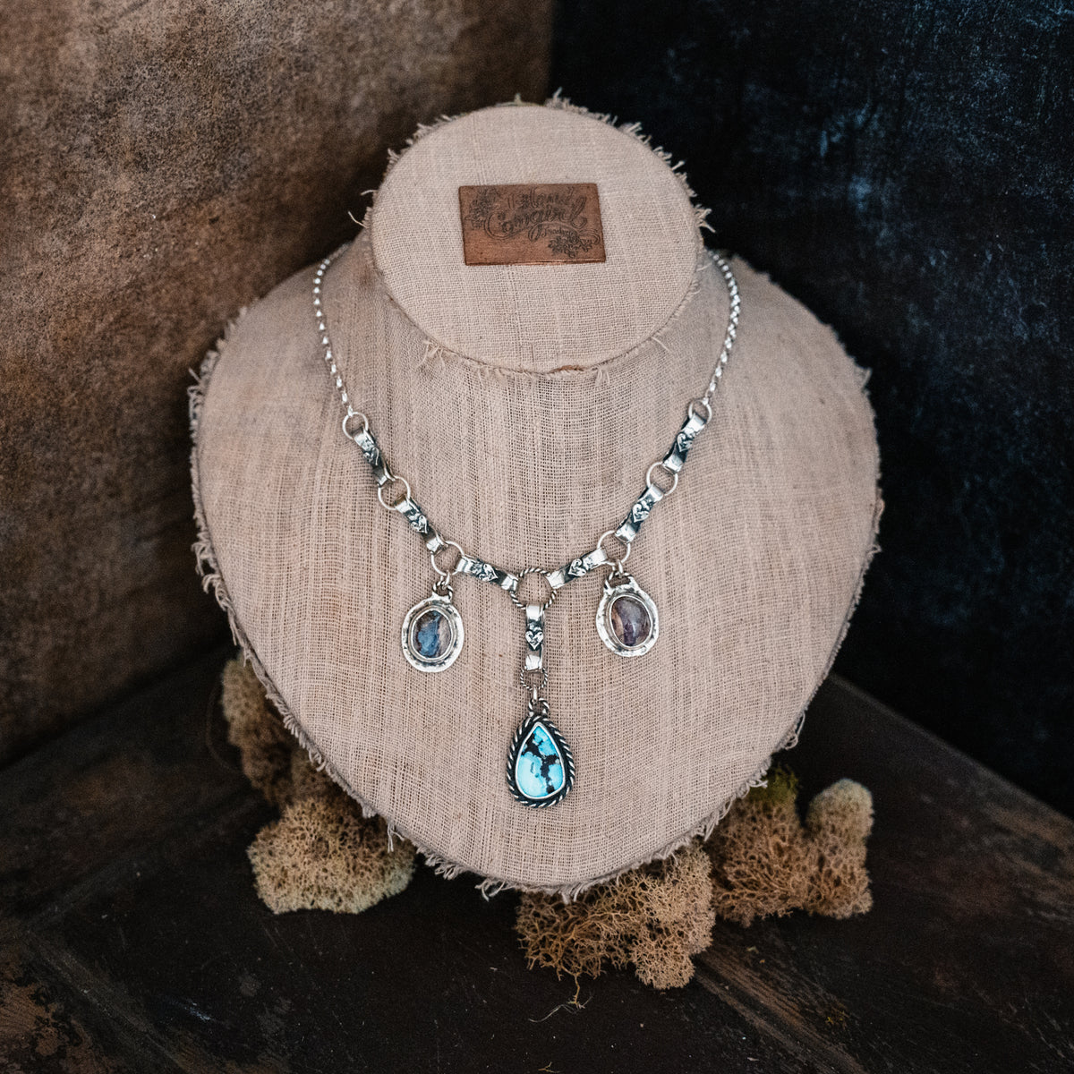 Trinity Opal Turquoise Necklace