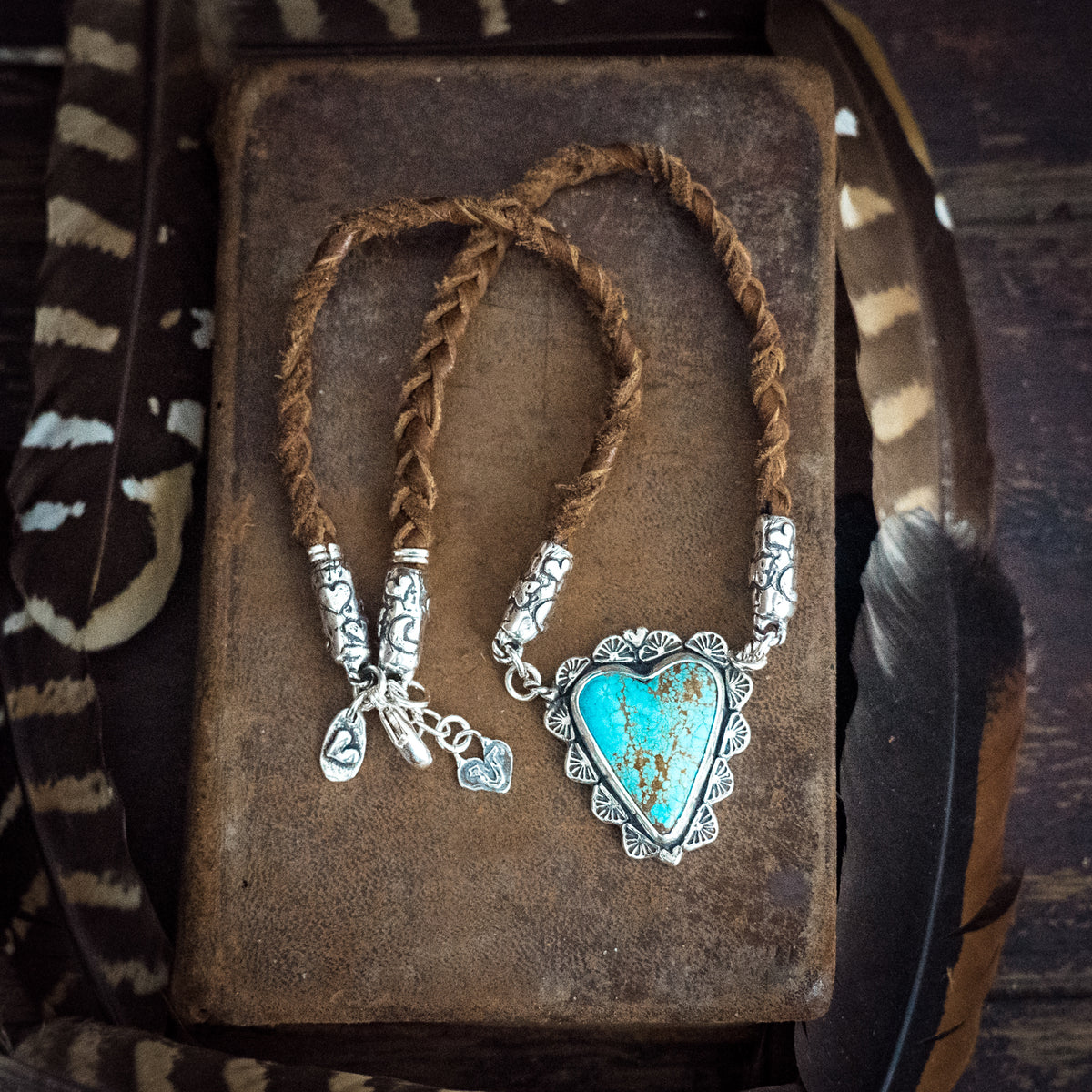 True Faith Turquoise Heart Necklace