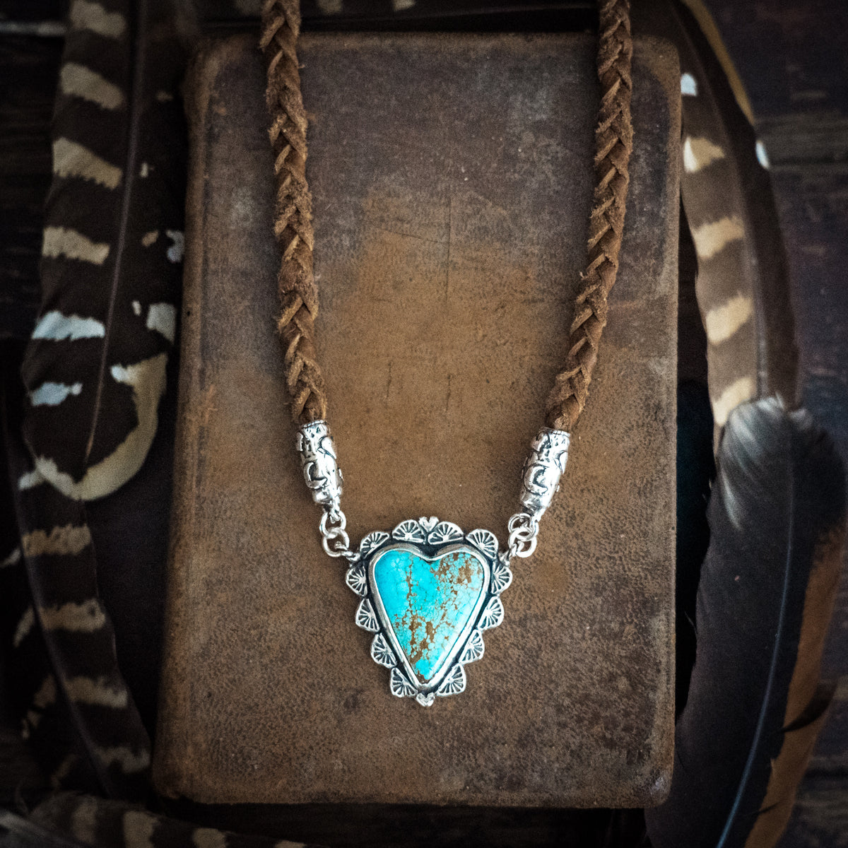 True Faith Turquoise Heart Necklace