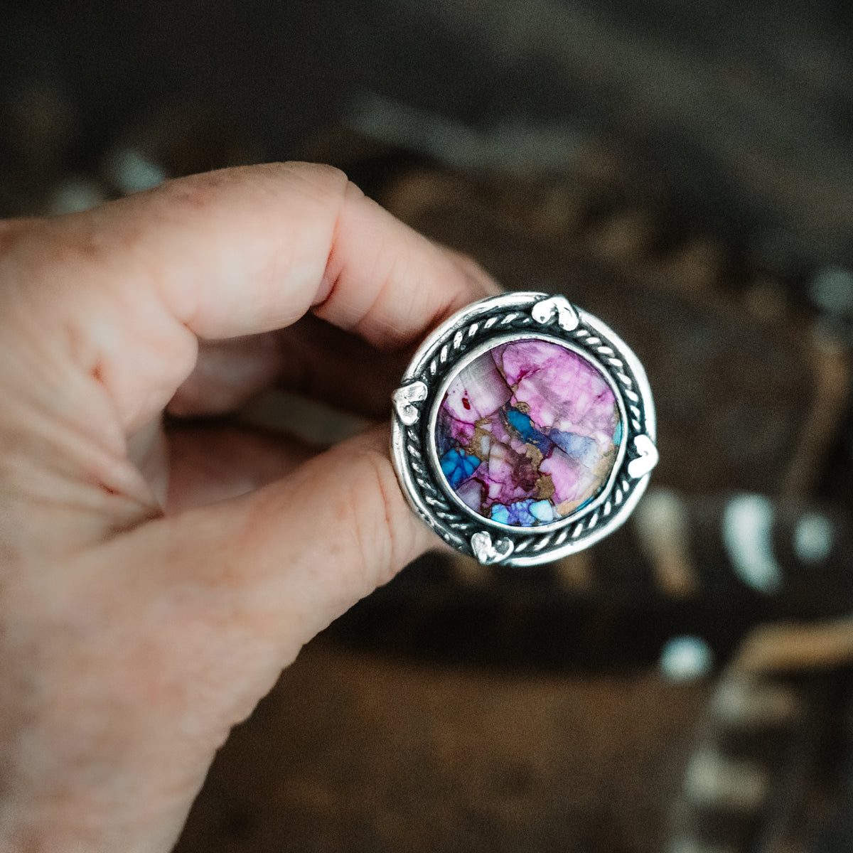True North Confetti Ring- Adjusted to your size