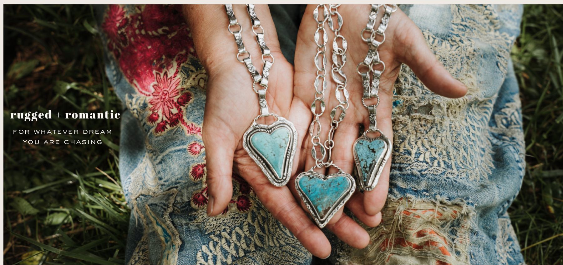 big turquoise heart necklaces