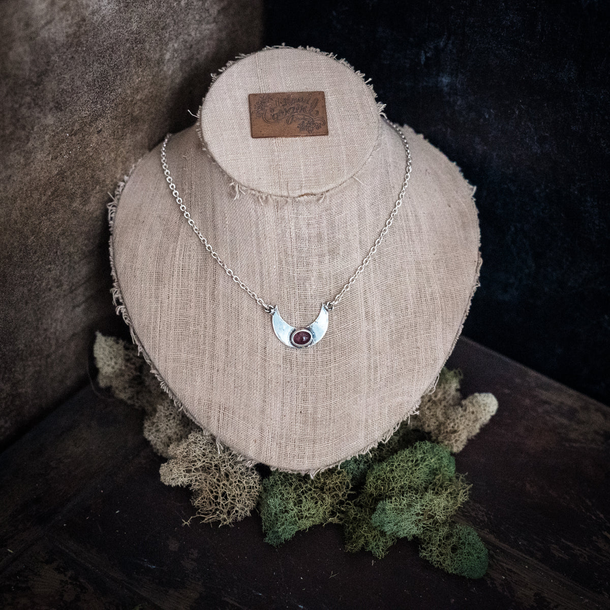 Under a Pink Moon Tourmaline Necklace