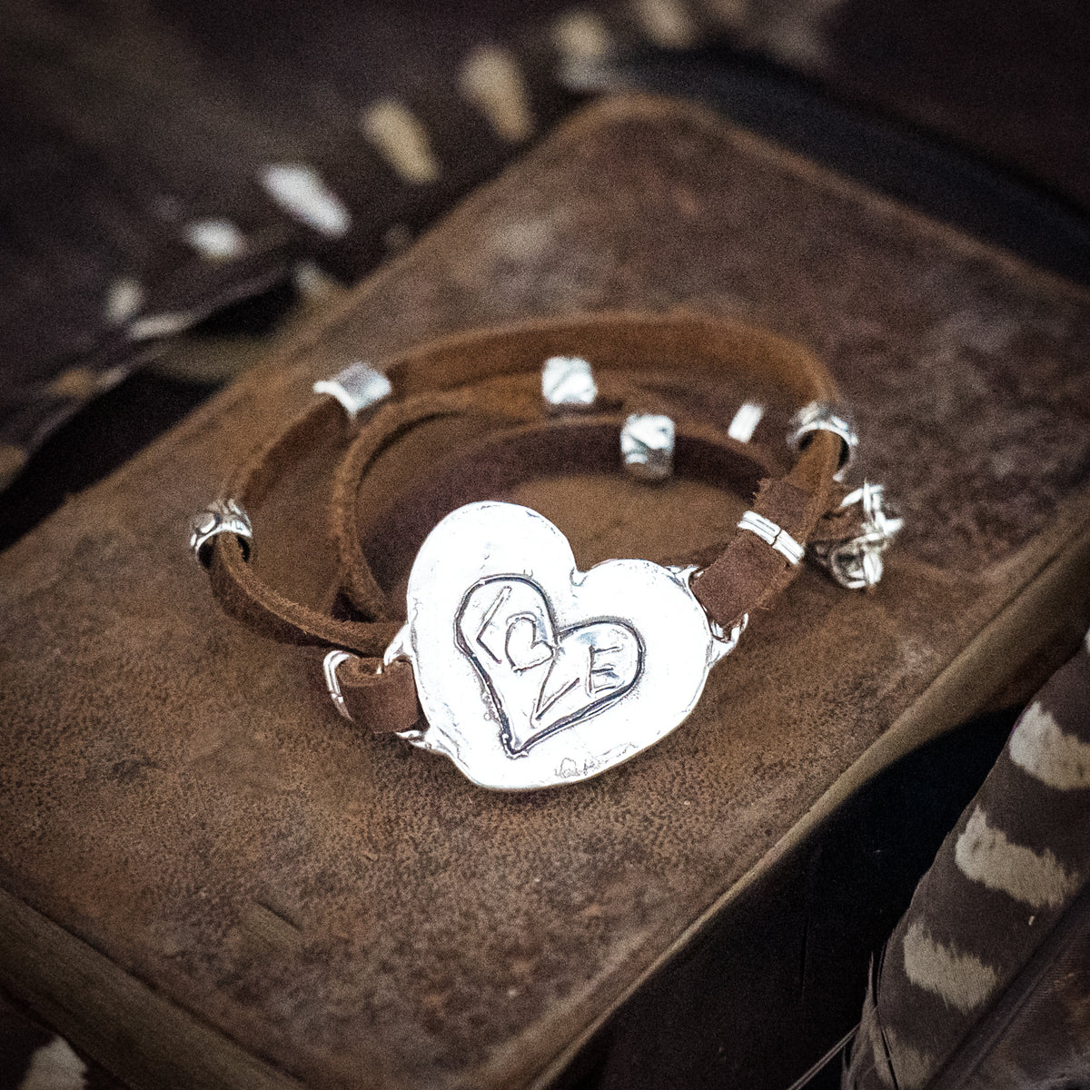 Untamed Heart Turquoise Wrap Bracelet