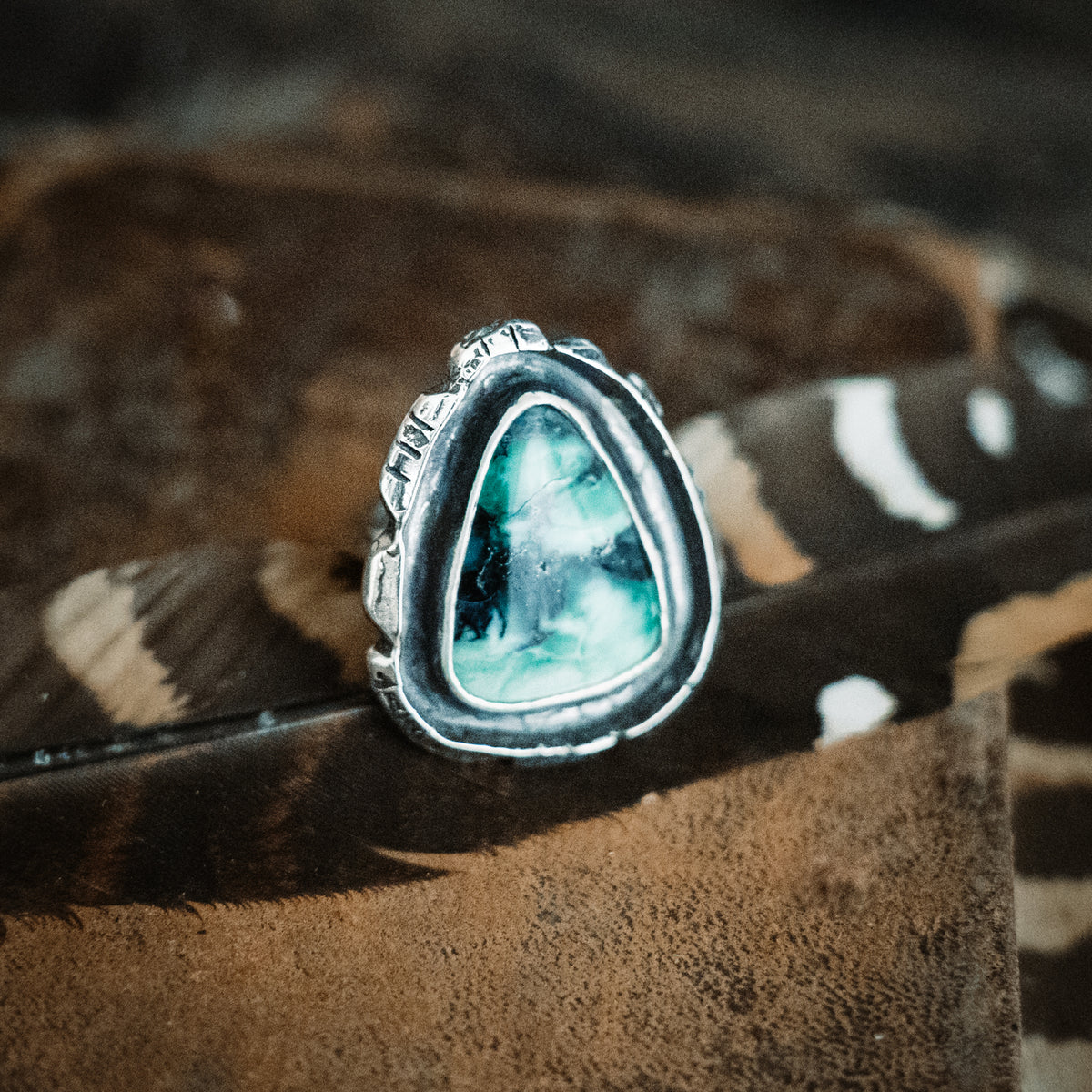Variscite Warrior Ring- adjusted to your size