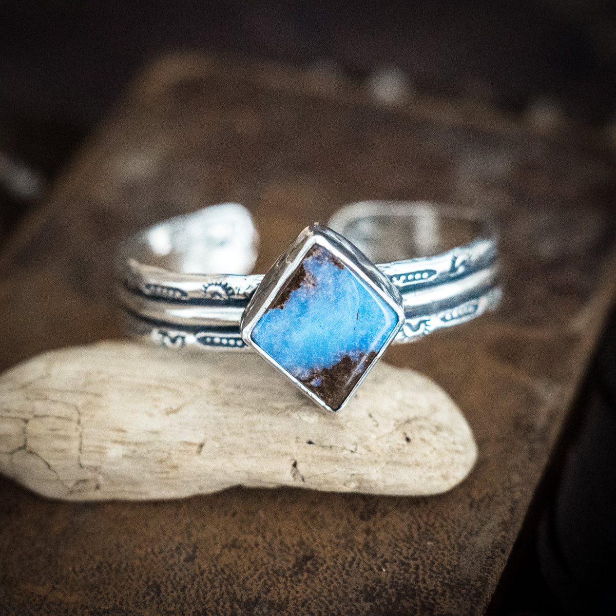 Warrior Australian Opal Cuff