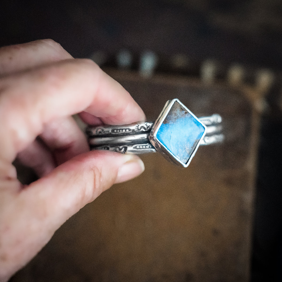 Warrior Australian Opal Cuff