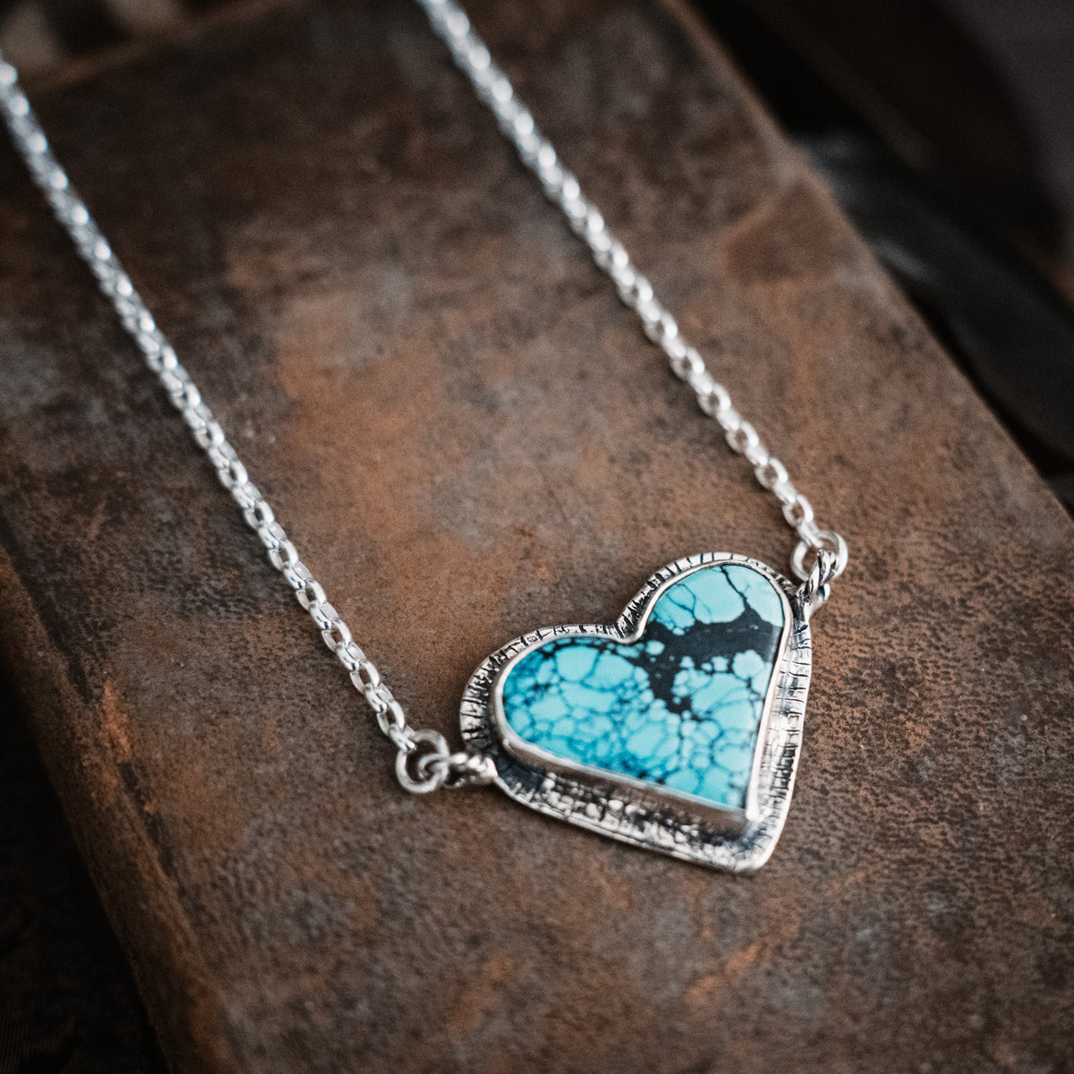 Warrior Heart Turquoise Necklace