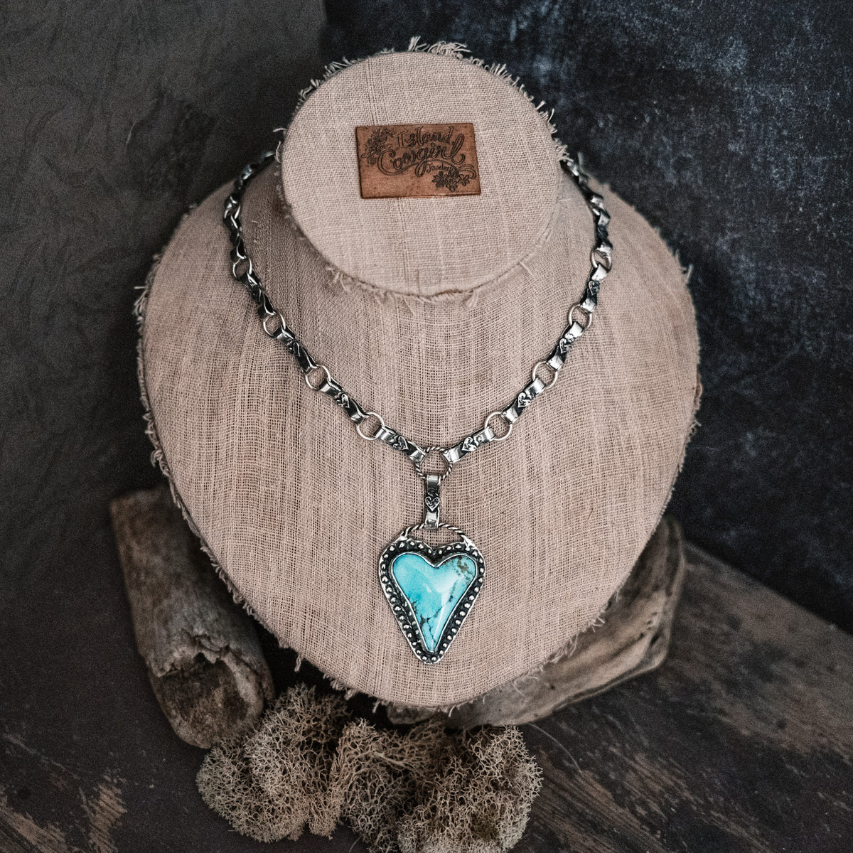 Warrior Heart Turquoise Necklace -2