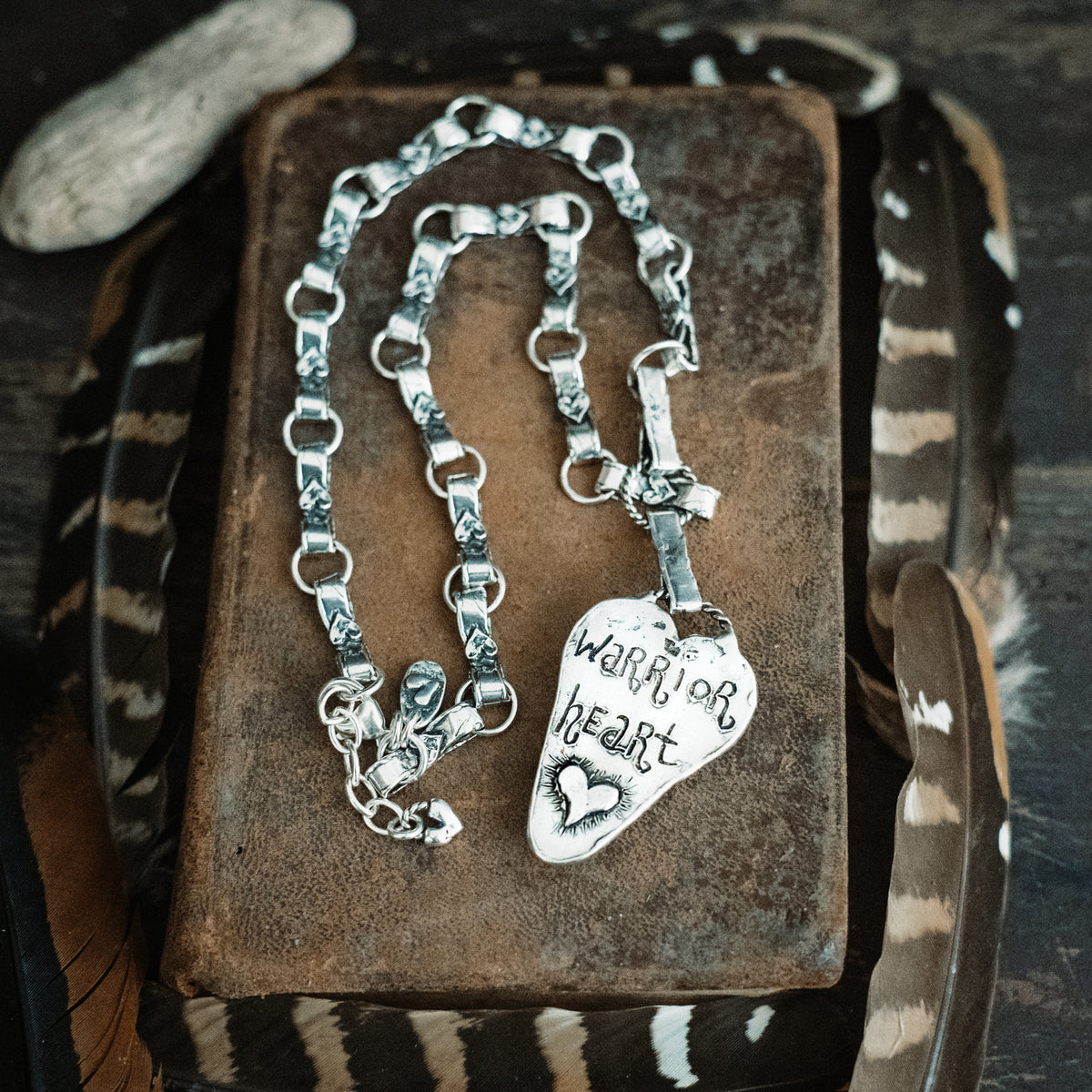 Warrior Heart Turquoise Necklace