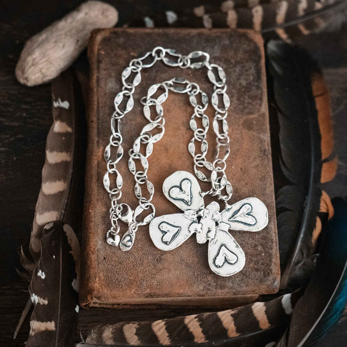 Fly High Butterfly Confetti Necklace