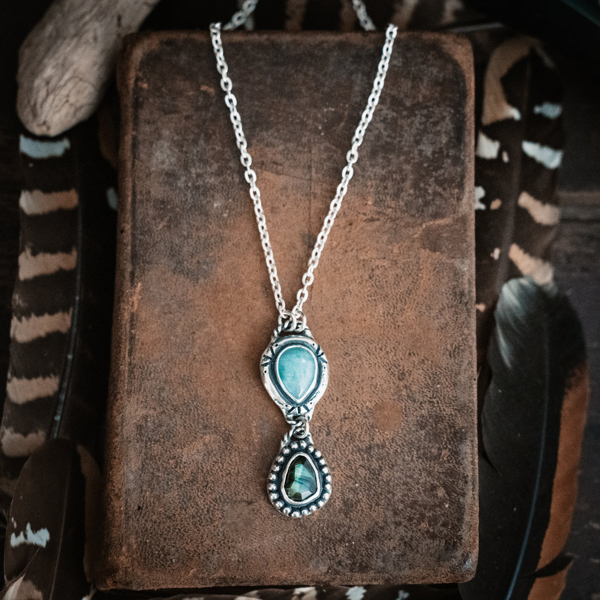 Where Waters Meet Aquamarine Necklace