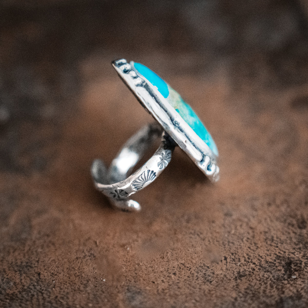 Wild River Peruvian Opal Ring- adjusted to your size