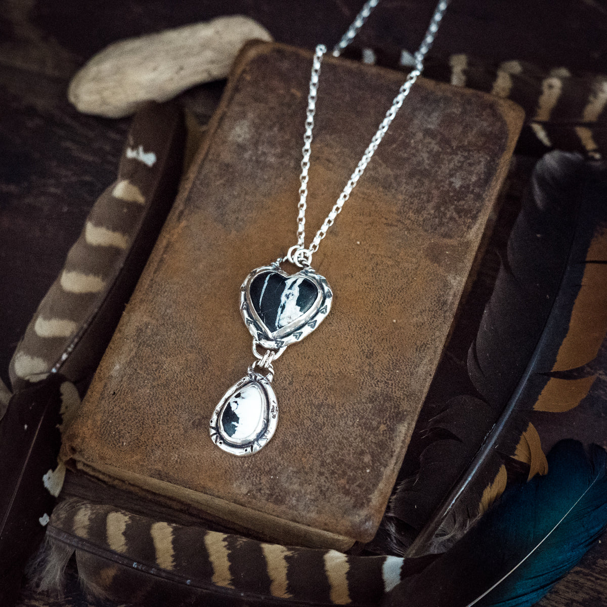 Love and Magic White Buffalo Necklace