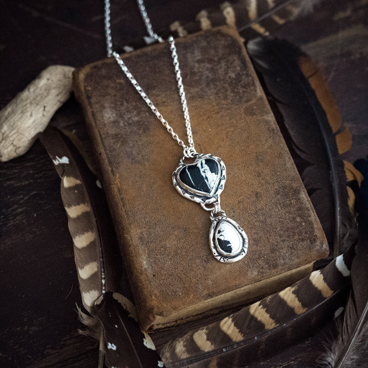 Love and Magic White Buffalo Necklace