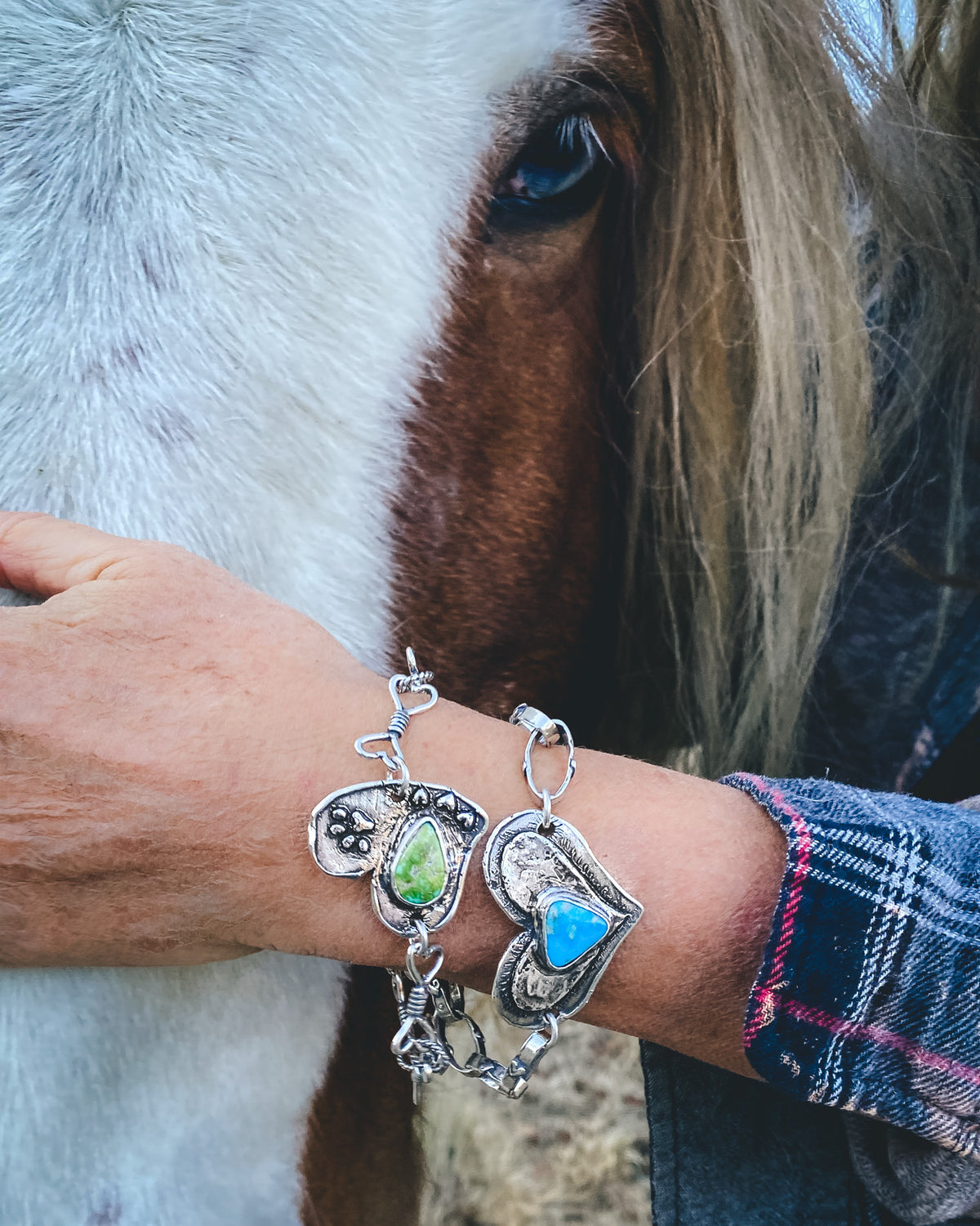 heart dog paw bracelet