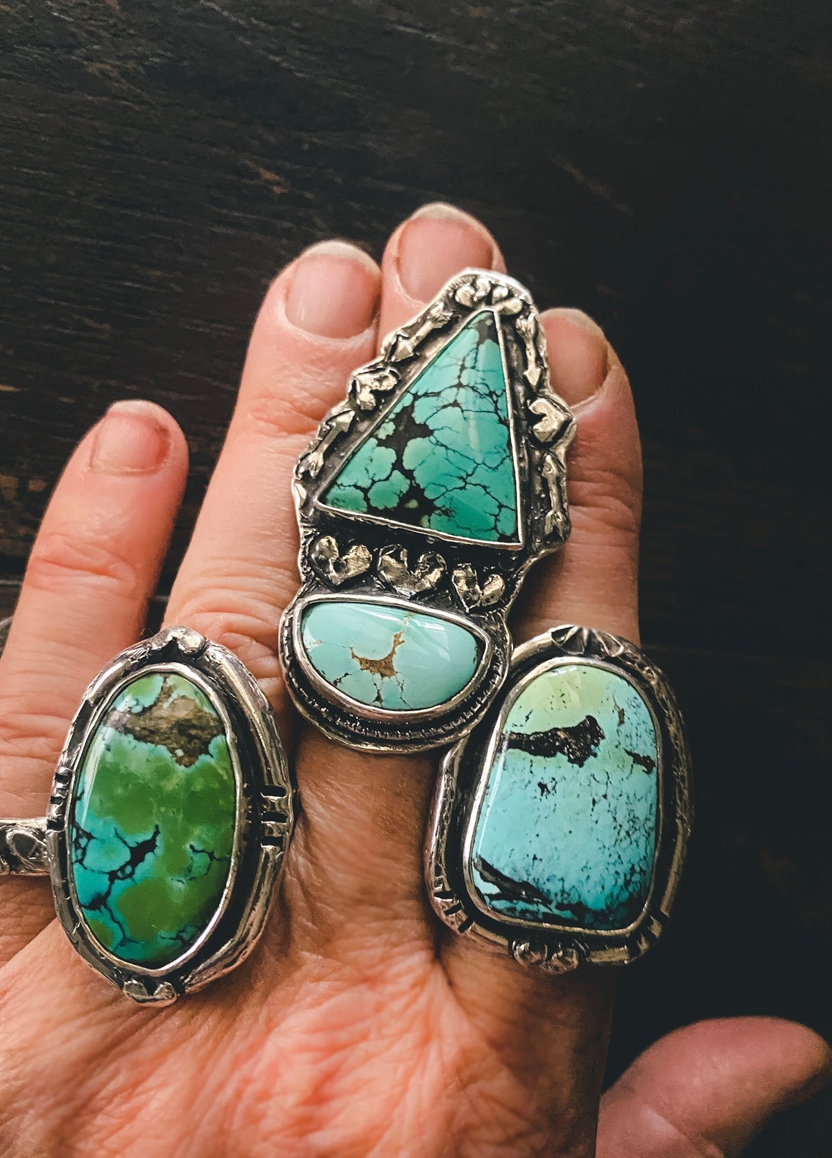 Trilogy Spirit Turquoise Ring - Size 6.75