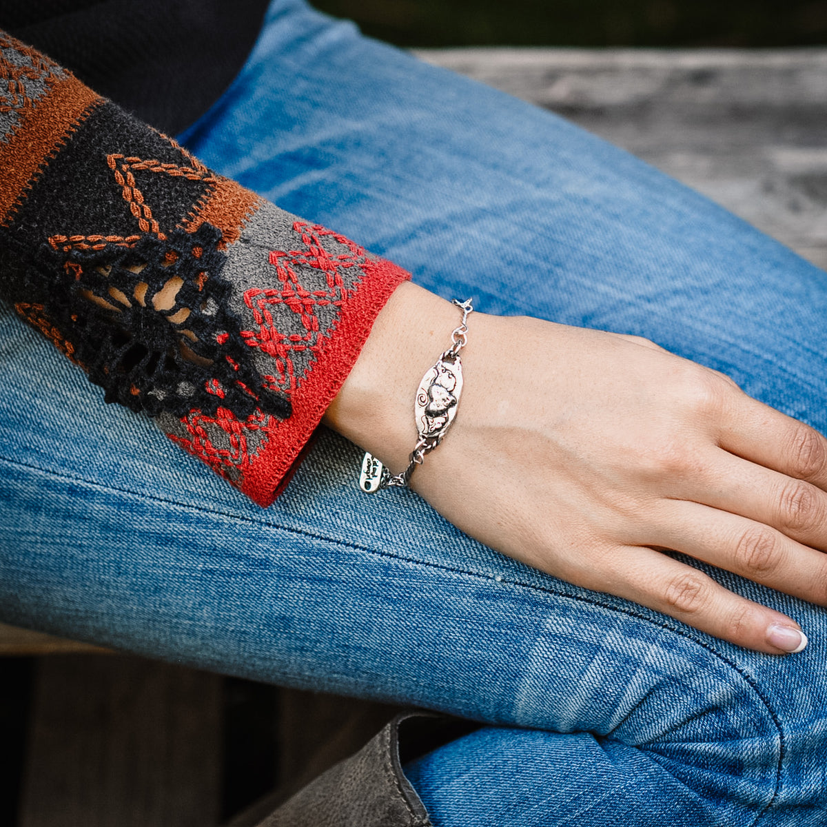 heart charm bracelet