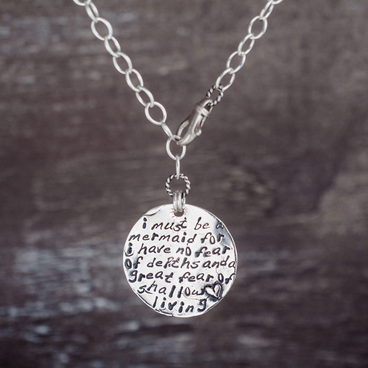 inspirational necklace