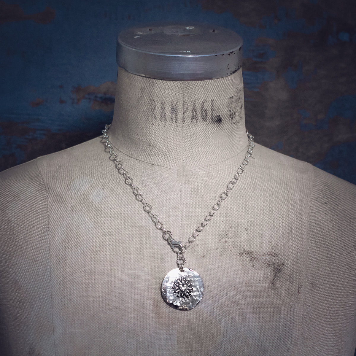 sterling silver inspirational necklace