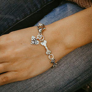 Dog bone bracelet sale