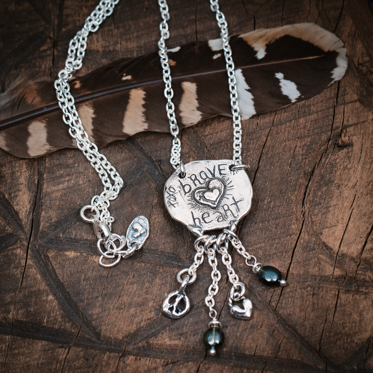 Brave Heart Turquoise Talisman Necklace