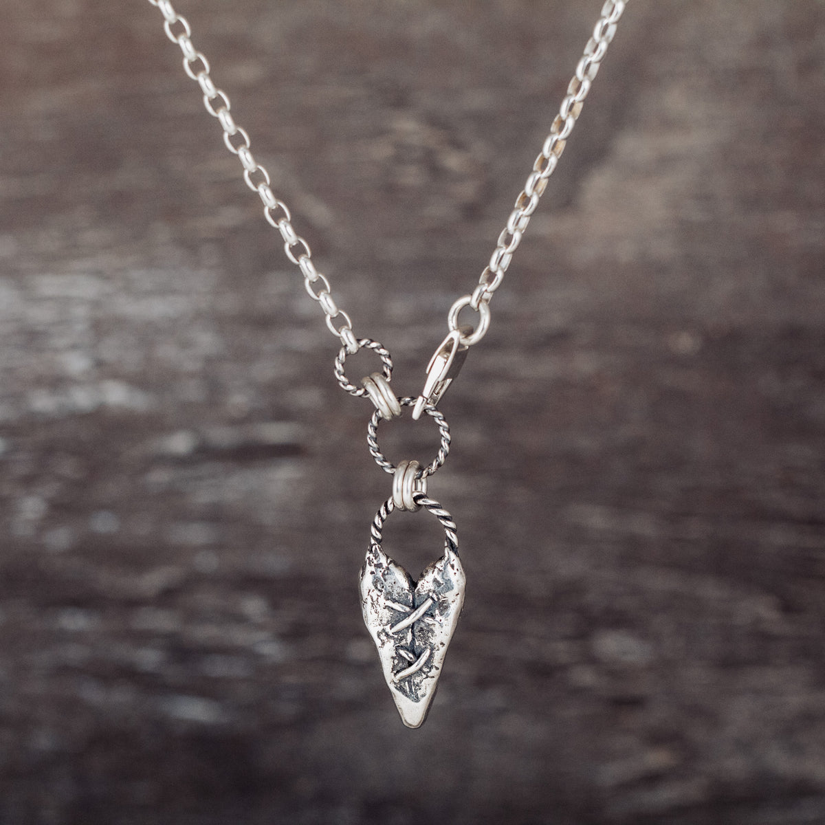 heart charm necklace