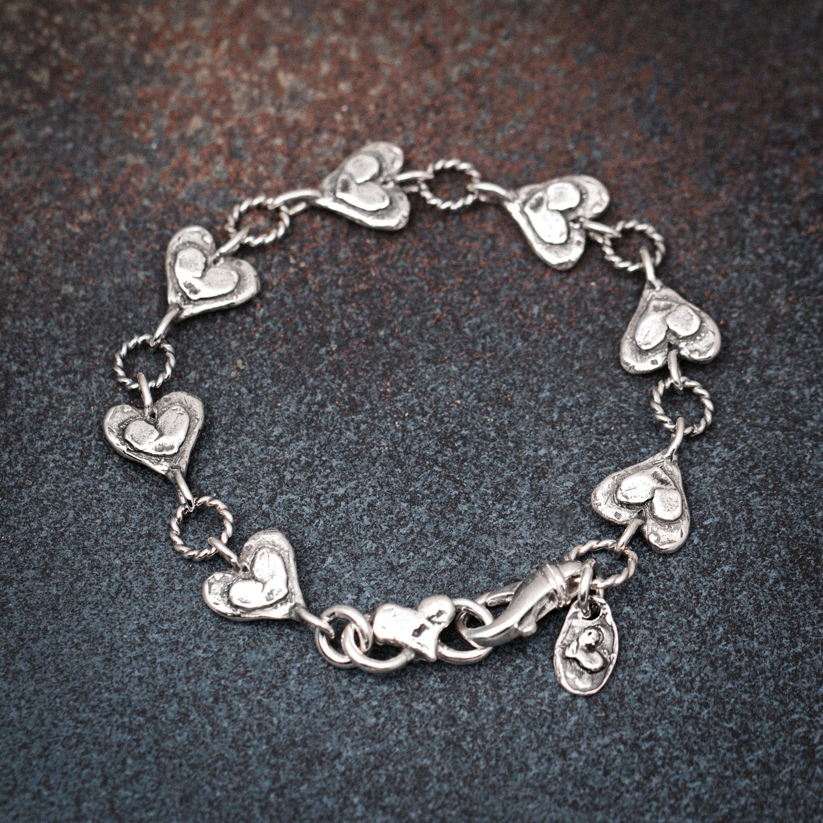 heart charm bracelet