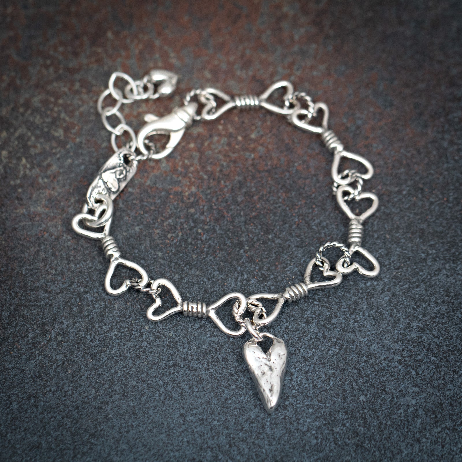 heart charm bracelet