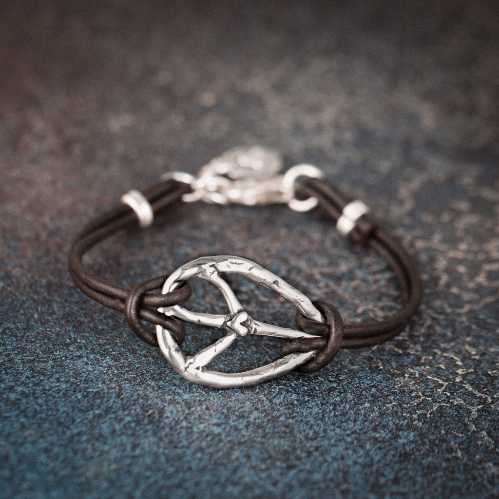 Live in Peace Bracelet | Peace Sign Jewelry - Island Cowgirl