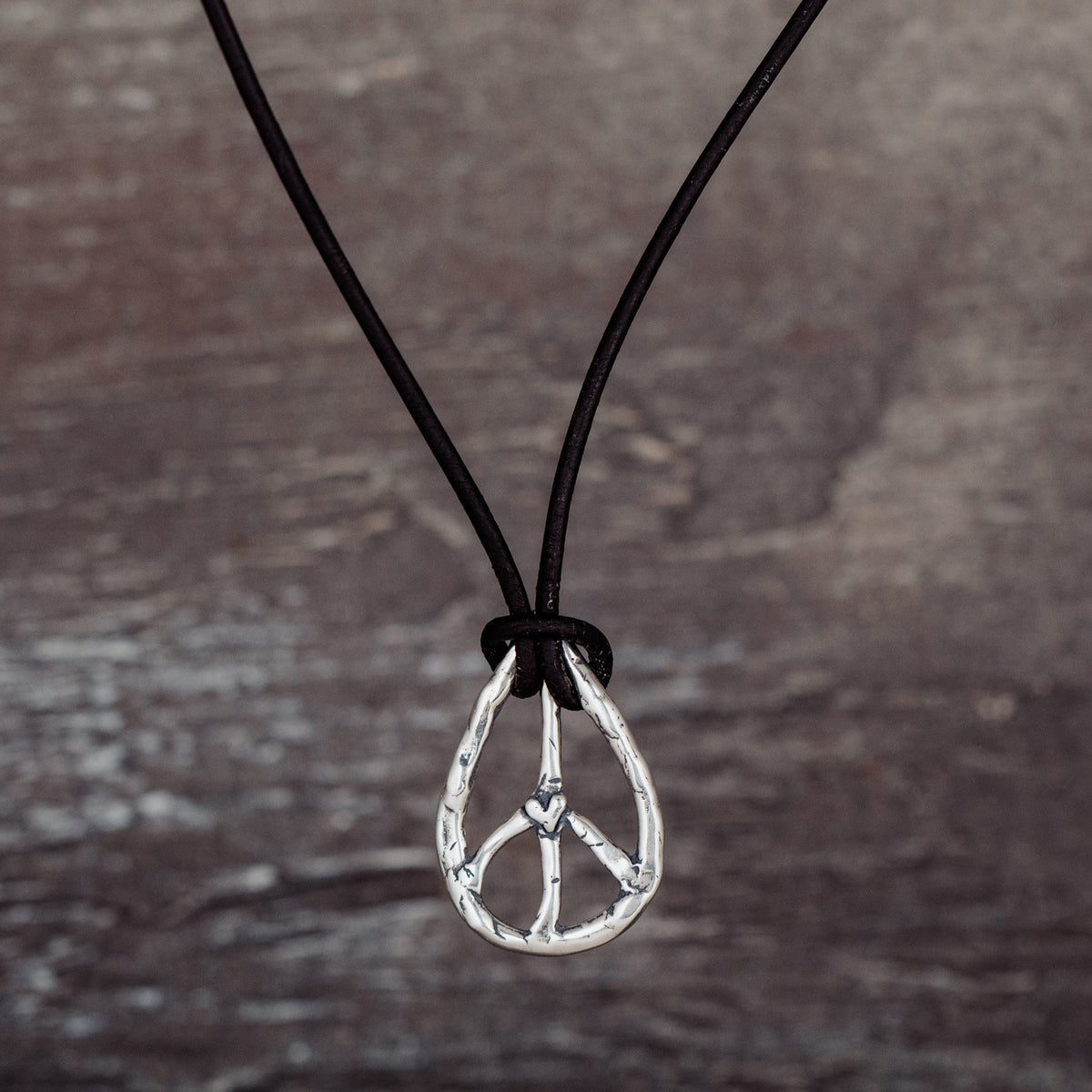 peace sign necklace