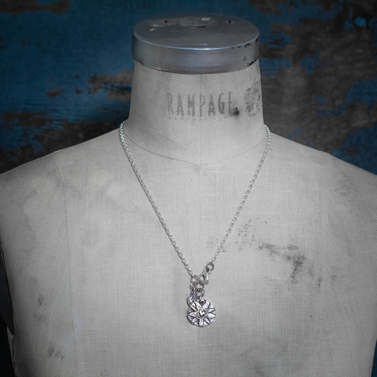 silver sunshine pendant