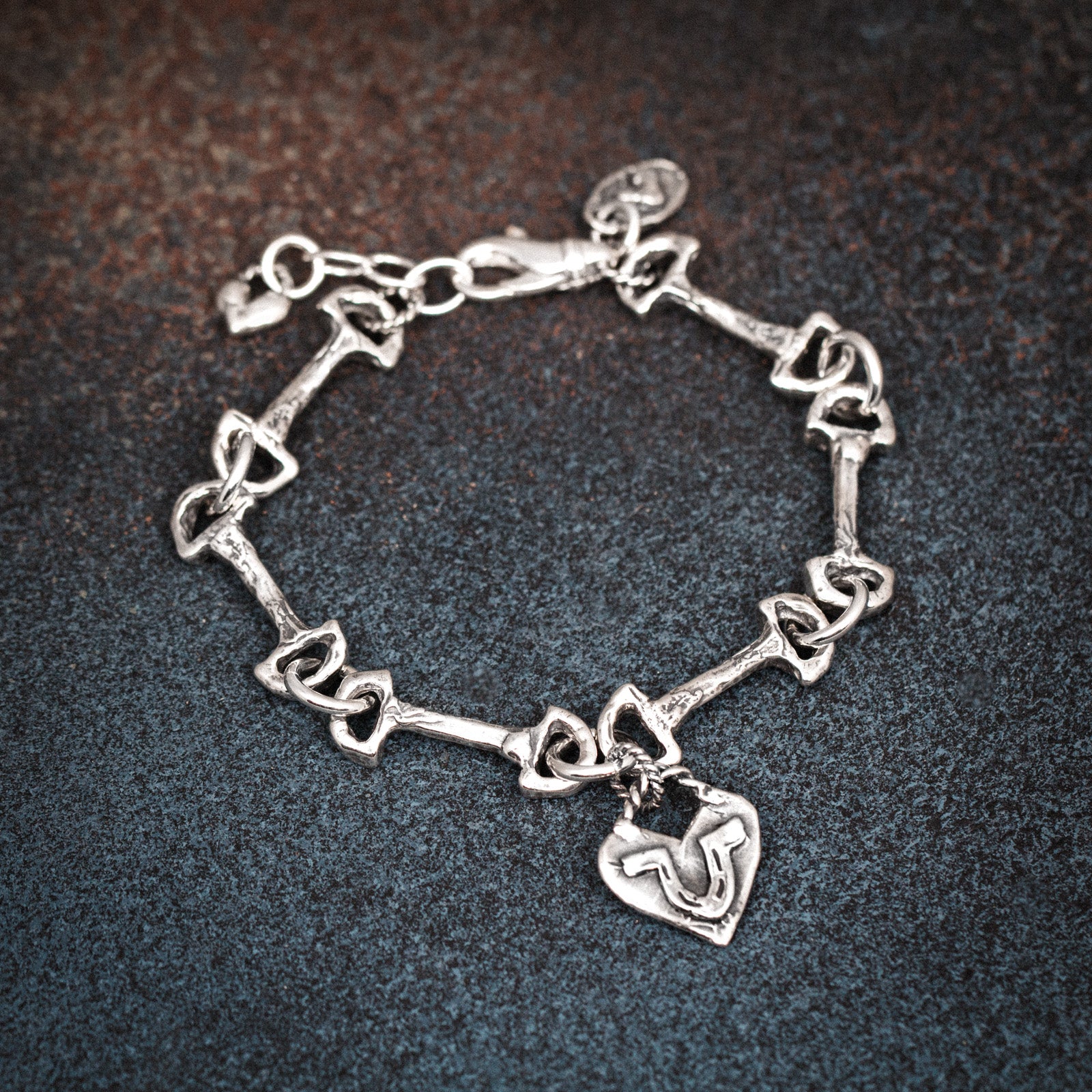 snaffle bit charm bracelet