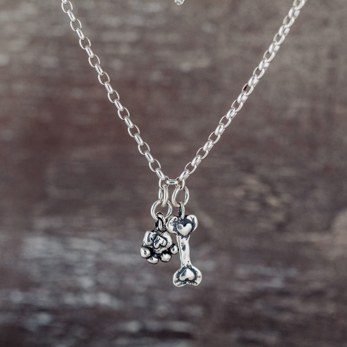 dog charm necklace