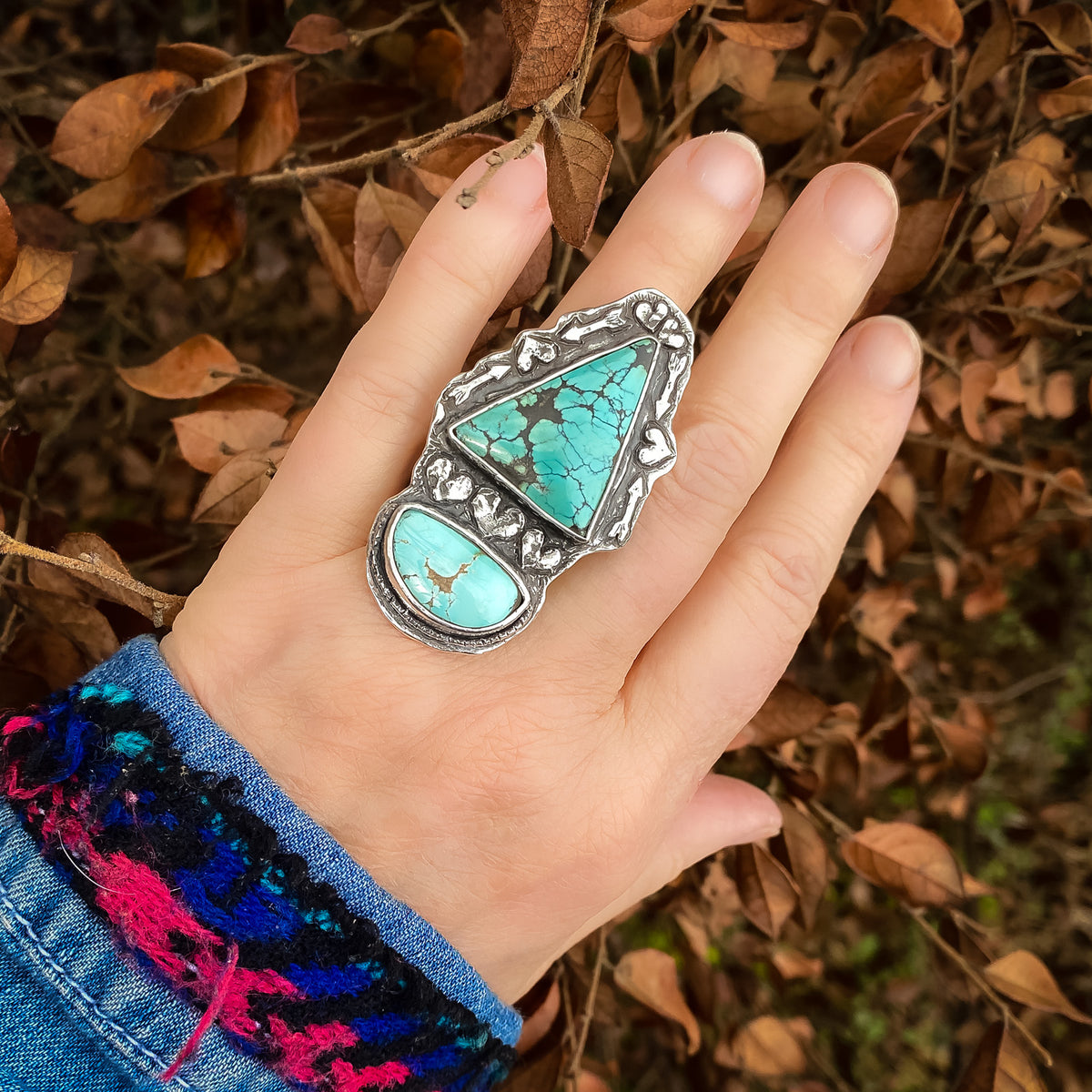 Trilogy Spirit Turquoise Ring - Size 6.75