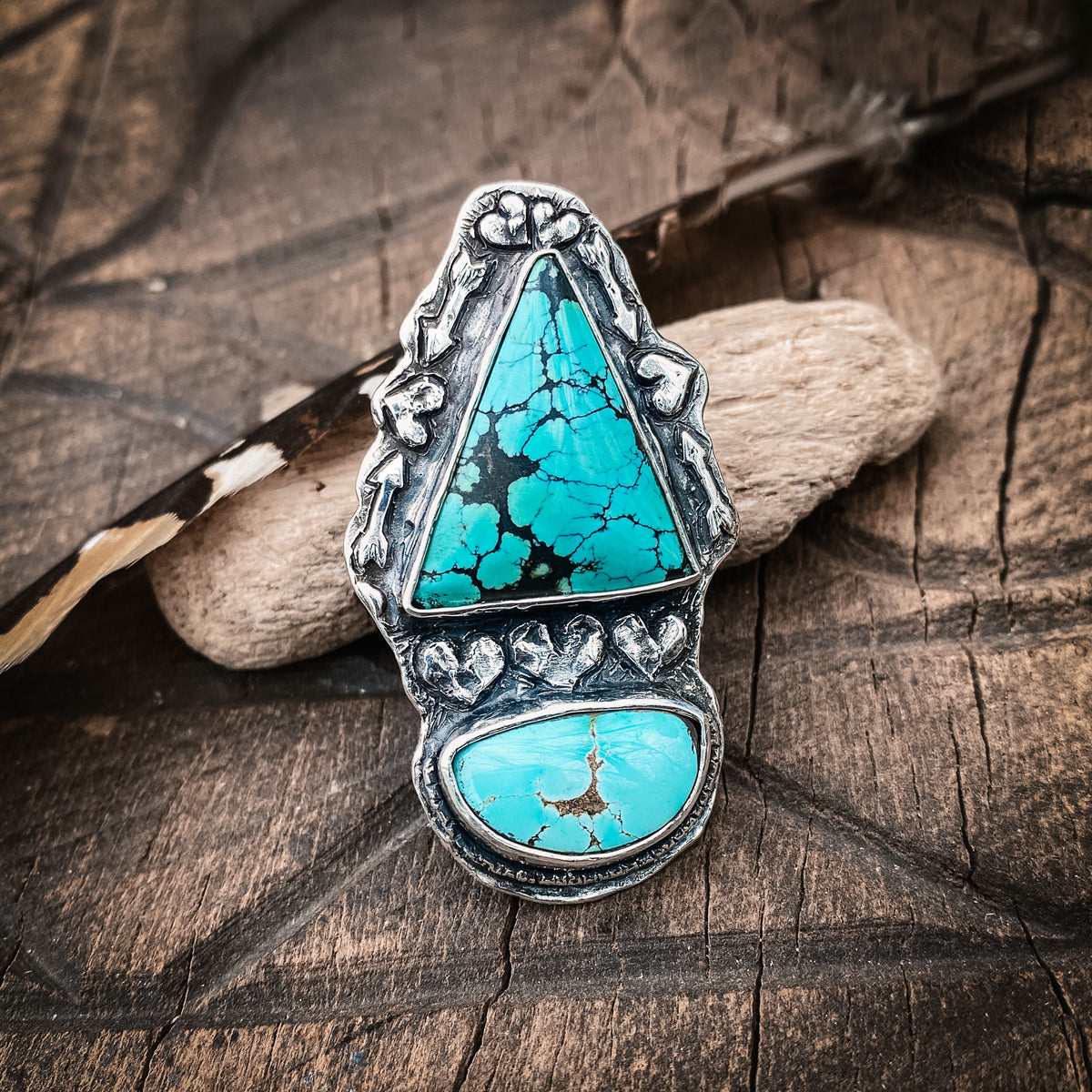 Trilogy Spirit Turquoise Ring - Size 6.75